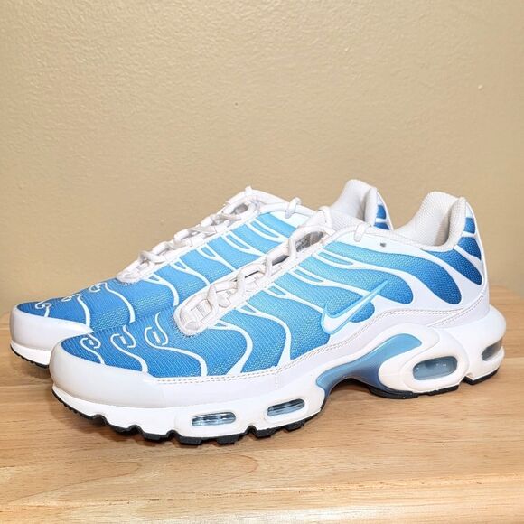 Nike Air Max Plus Sky Blue Gaze Black White Shoes 852630-411 Men's Size 10 - Picture 3 of 7